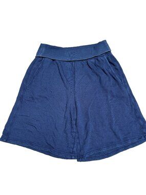 Offline Shorts Women's Size S, Blue Fold Over Band, Loose Fit Legs
